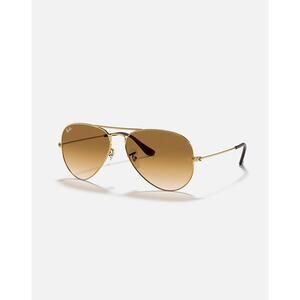 Ray-Ban Aviator Light Brown Lenses Gold with Gold Frames Brand New